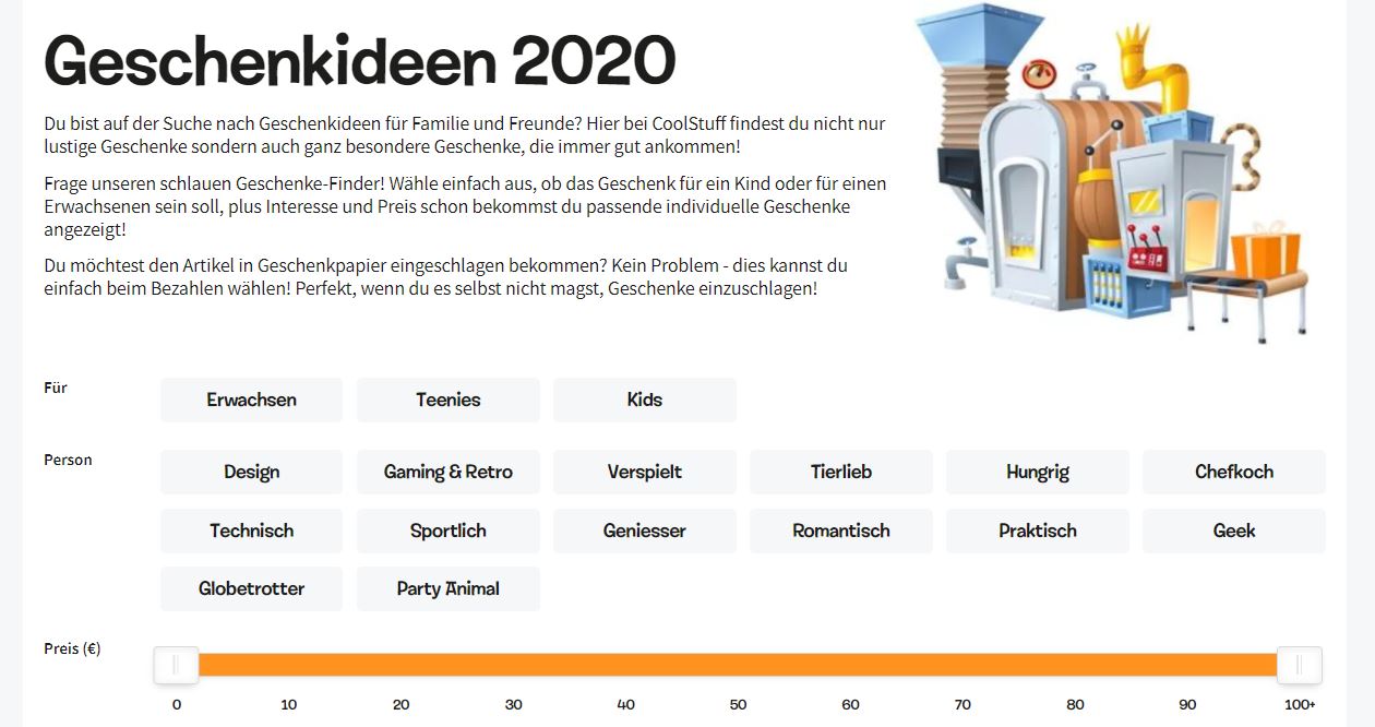 Geschenkideen 2021 erhalten